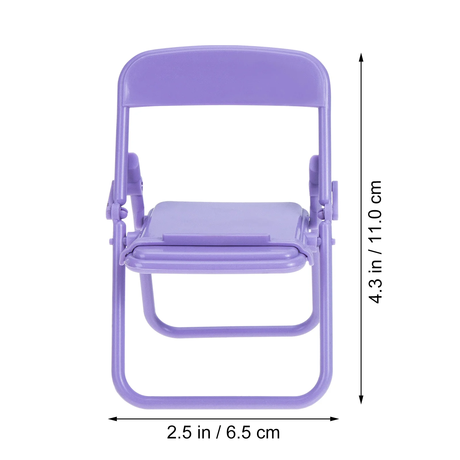 2 Pcs Folding Chair Mini Furniture House Miniature Tablet Plastic Infant Toys