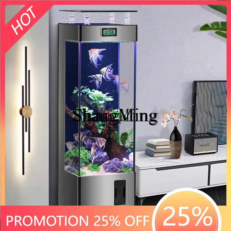 

FG good-looking fish tank ecological lazy water-free small and medium living room household aquarium