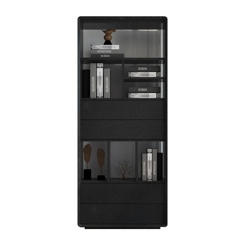 

Wind creative bookcase bookcase combination simple modern small living room floor shelf bookcase