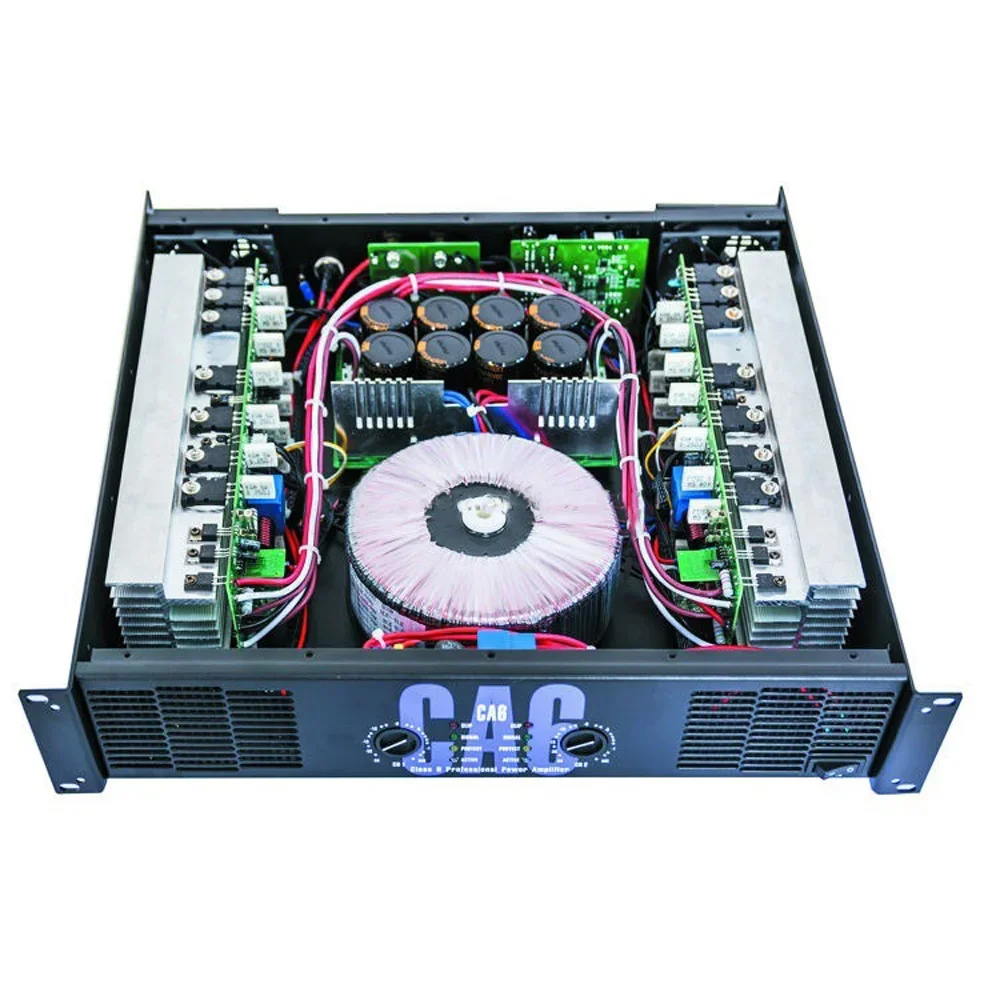 

CA6 2 Ch Class H Power Amplifier 1300w SoundStandard Crest Audio 1000w Power Amplifier Module For Stages