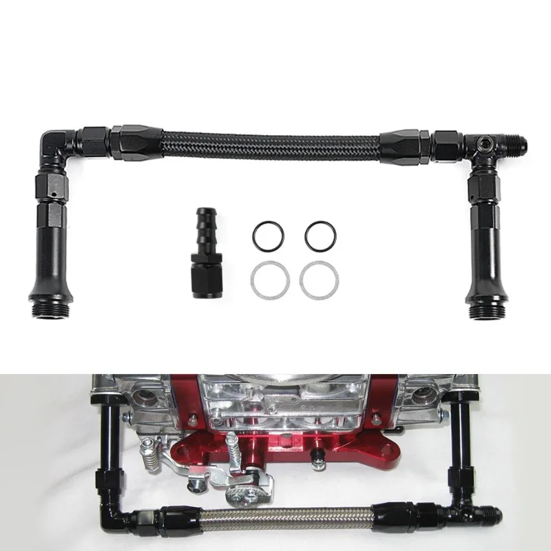 Suitable for 4150 carburetor car AN6 tee fuel pipe carburetor modification combination kit