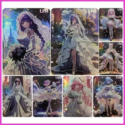 Anime Goddess Story Rare A6 Size UR Collectible Card Raiden Shogun Keqing Mitsuri Ningguang Kafka Toys for boys Birthday Present