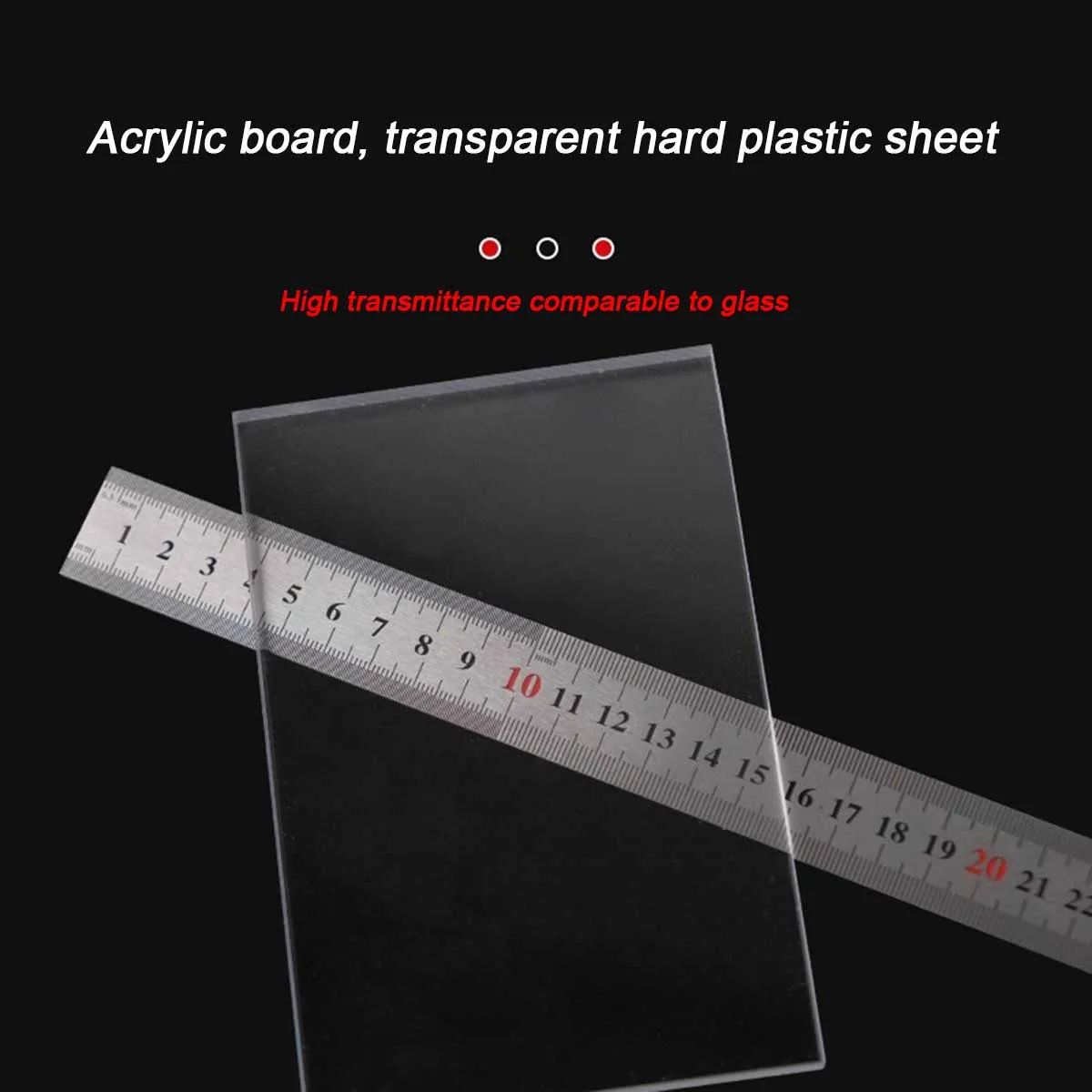 

DIY Handmade Material Plastic Display BoxHigh Transparency Acrylic Board Advertising Board Organic Glass Board