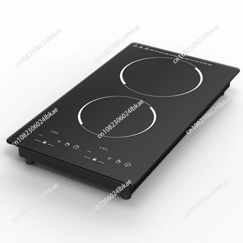 Ceramic Stove Intelligent Household Embedded Double-head Infrared Stove Light Wave Electric Stove Barbecue Fire Boiler