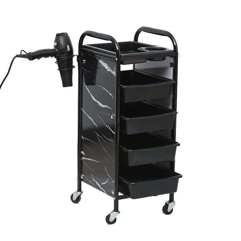 2 hair tools, perm barber trolley, multi-layer shelves