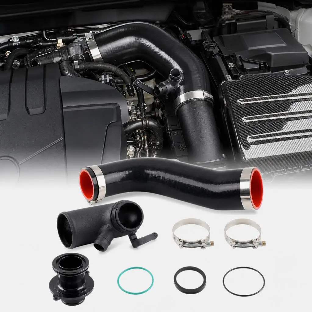Turbinenanschlussbogen, Turbinenschalldämpfer, Silikonschlauch für VW MK7 Golf 2.0T