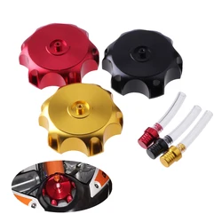 Motorcycle 50mm CNC Aluminum Racing Gas Fuel Tank Cap With Vent Cap For Honda Yamaha Kawasaki KTM Suzuki Dirt Bike ATV Universal