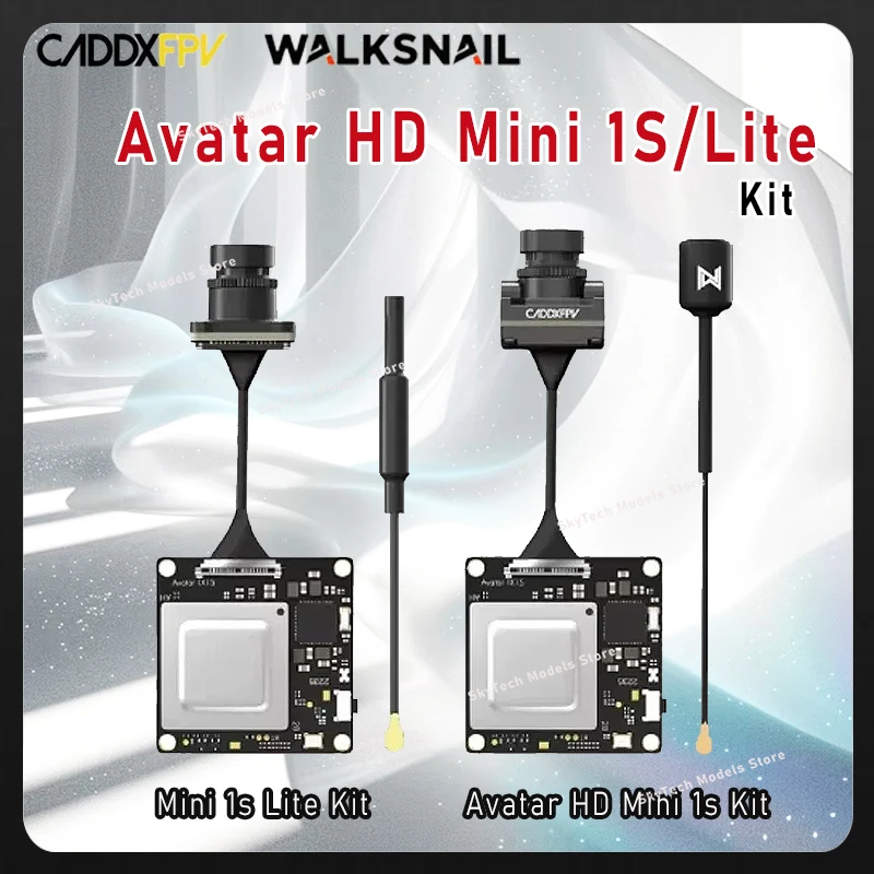 

CADDX Walksnail Avatar HD Mini 1s Kit with Nano Camera / Lite Kit FPV Avatar 1S Lite /Nano Camera Avatar 1S Lite Vtx Only Parts