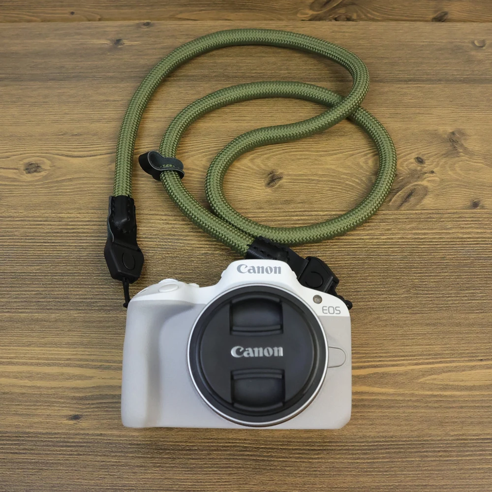 Quick Release Buckle Woven Cotton Leather Camera Shoulder Neck Strap Rope Belt for Leica Fuji Olympus