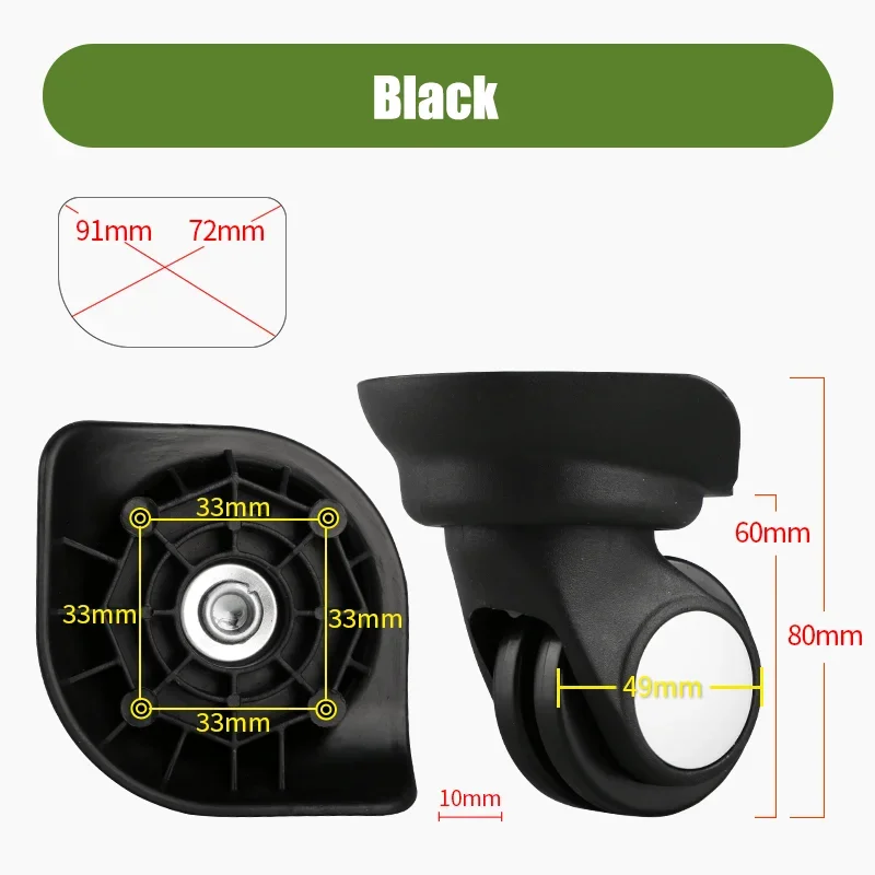 For w003 High-quality Replacement Suitcase Wheels – Durable 360° Rotating Suitcase Wheel Repair kit + Installation Tool