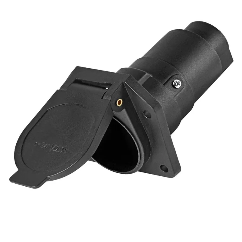 

RV Blade Trailer Wiring Harness Connector 7-Pin Side Female End 7-Way Trailer Plug Splice-In 7 Prong Heavy Duty