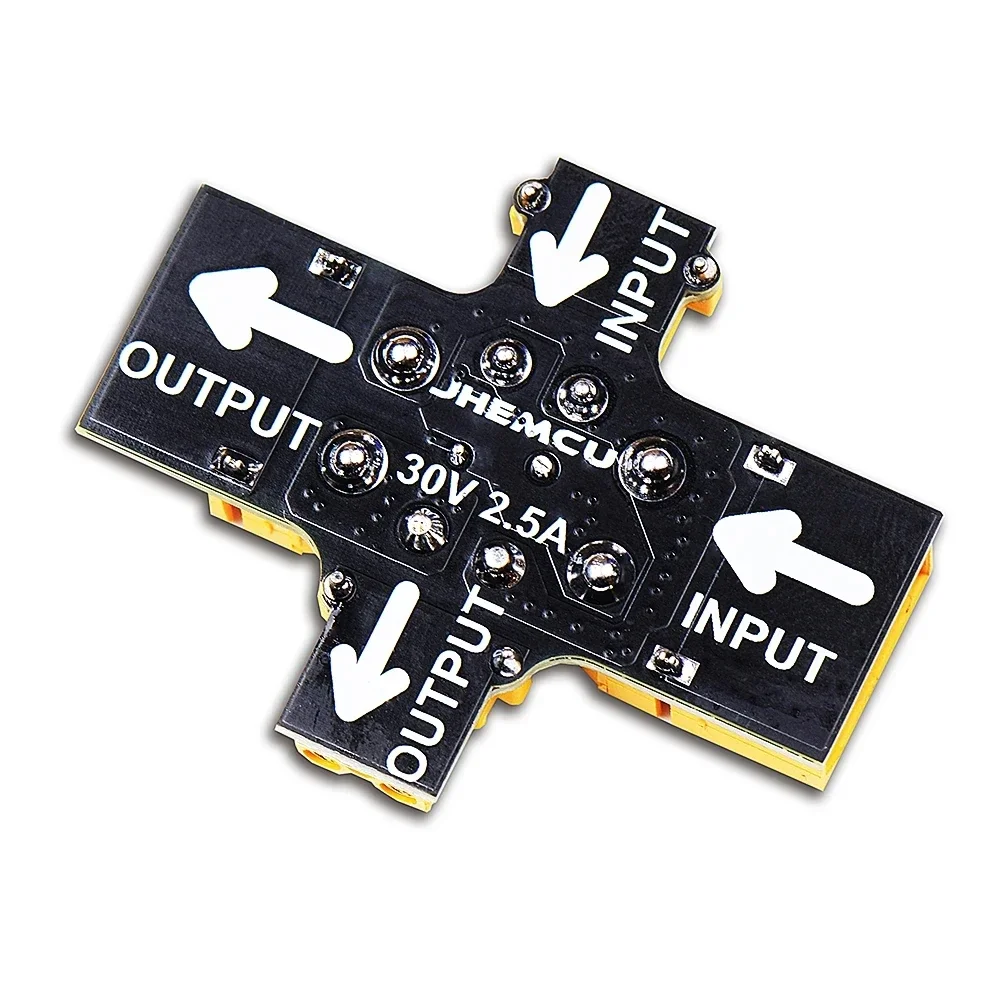 JHEMCU Smoke Stopper XT30-XT60 Short Circuit Protector Built-in Sound Alarm 1-8S Lipo 30V 2.5A-3.5A for RC FPV Drone