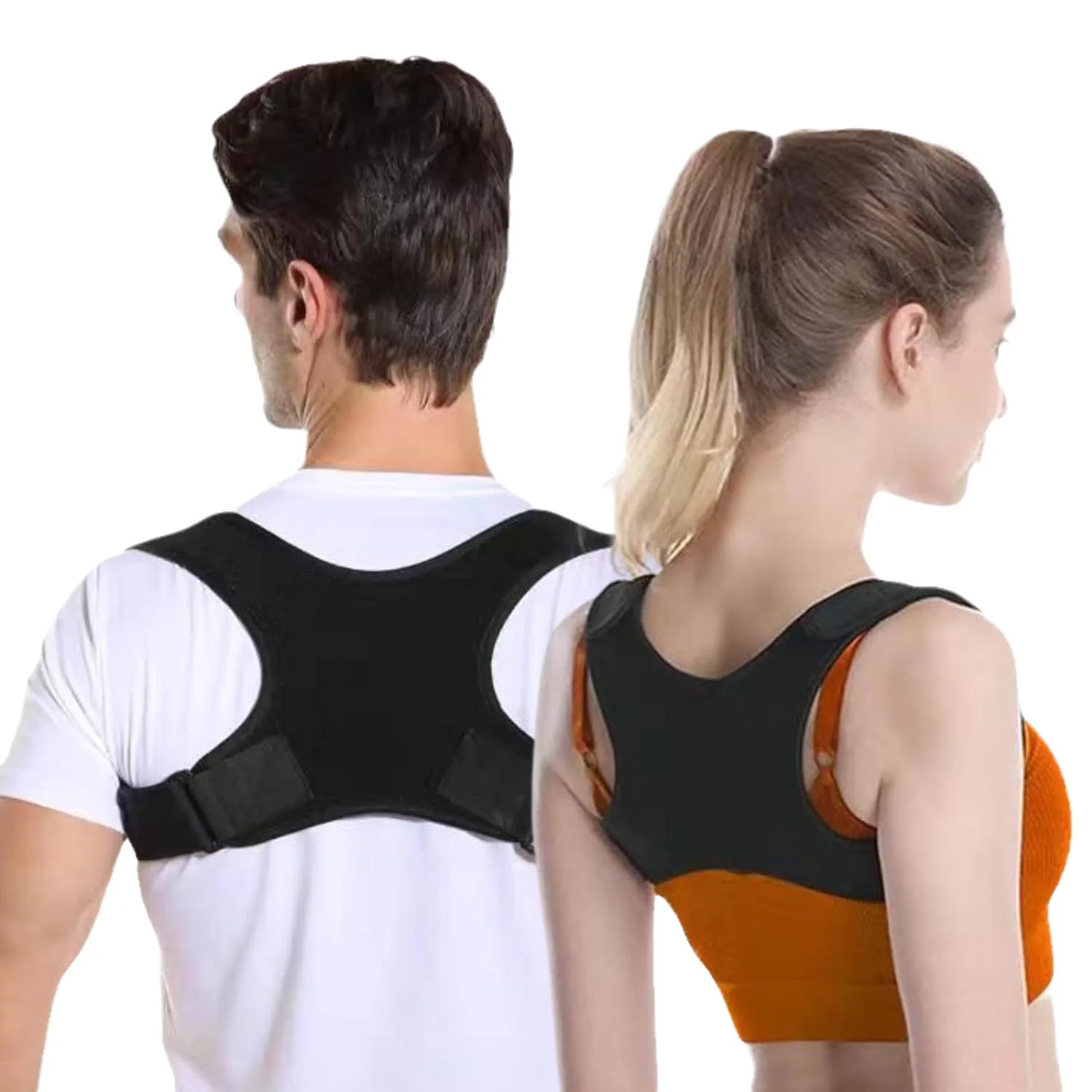 Corrector de postura de espalda Invisible, fajas de entrenamiento, soporte de hombro ajustable, soporte de espalda recta para hombres, mujeres, adultos y niños