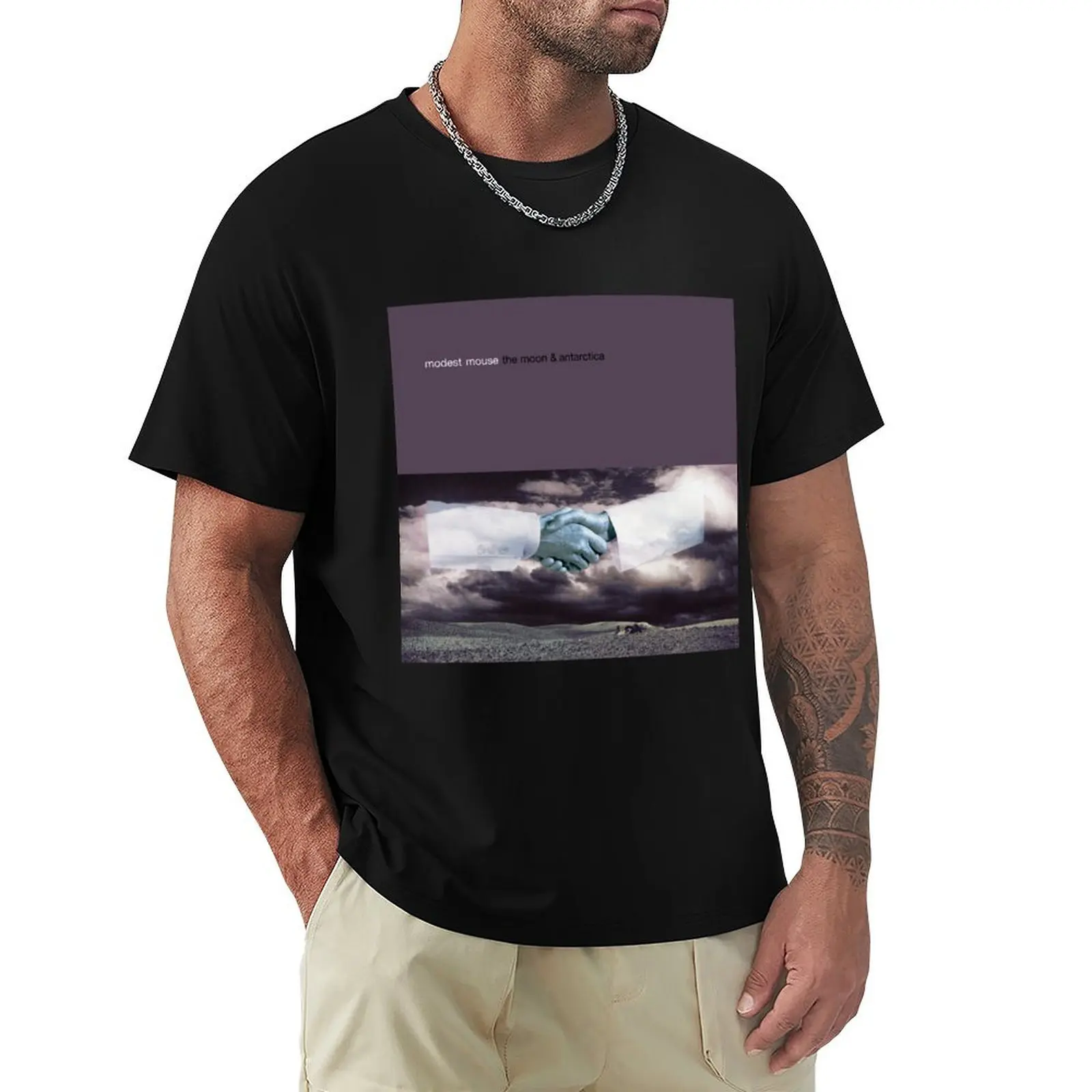 Modest Mouse the moon antarctica 2 T-Shirt Outdoor Sports Short Sleeve Top