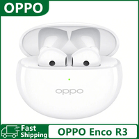 New OPPO ENCO R3 Earphone Wireless Bluetooth 5.3 Earbuds AI Noise Cancelling 35H Battery Life For OPPO Reno 12 Find X7