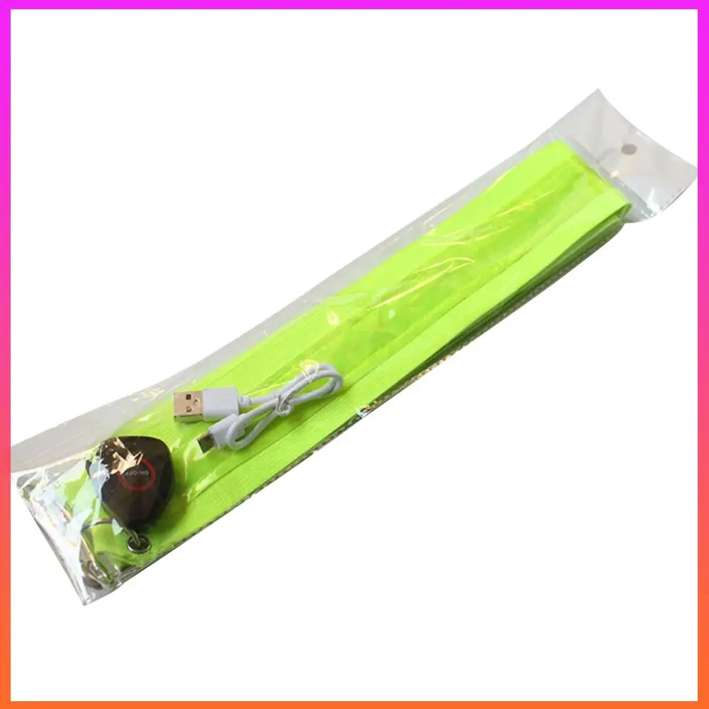 Светодиодный светоотражающий беговой ремень, перезаряжаемый велосипедный светодиодный плечевой ремень, ночная безопасность, уличный походный светильник для бега, ходьбы, снаряжение