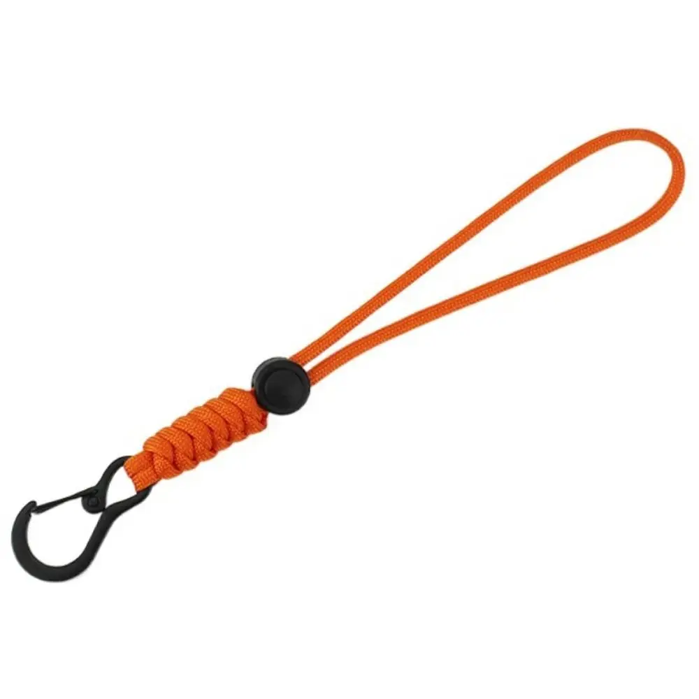 High Strength Paracord Lanyard Multifunctional Anti-lost Paracord Keychain Wear-resistant Stable Parachute Cord Carabiner