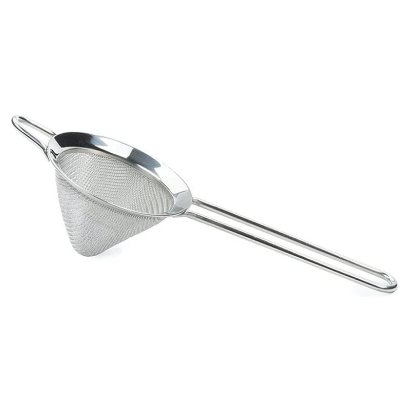 

Cocktail Fine Strainer Stainless Steel Conical Mesh Strainer Professional Bar Tool