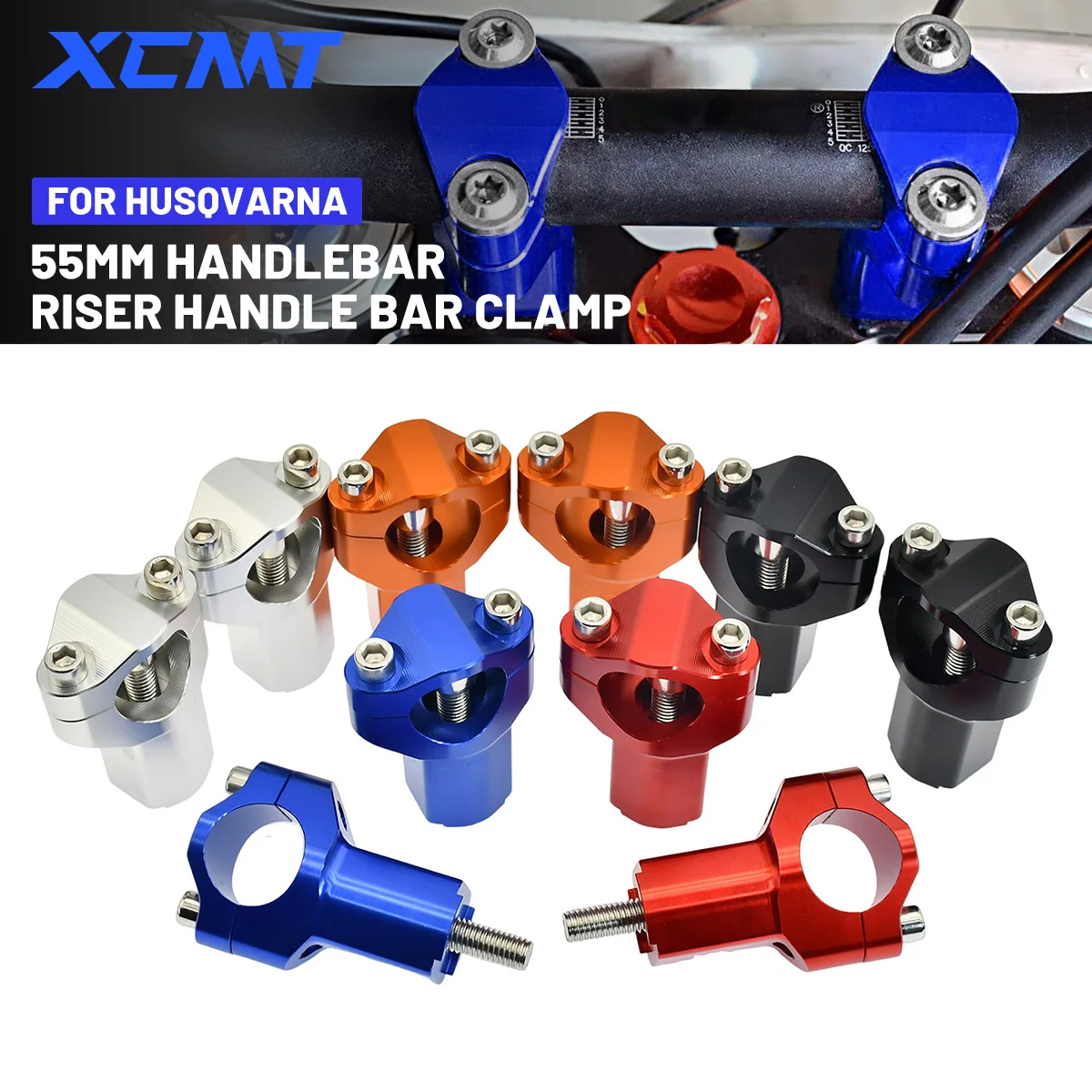 CNC 28mm Lenkererhöhung Lenkerklemme für Husqvarna TC FC TE FE KTM EXC SX SXF XC XCF XCW 125-501 2009-2022 Motorrad