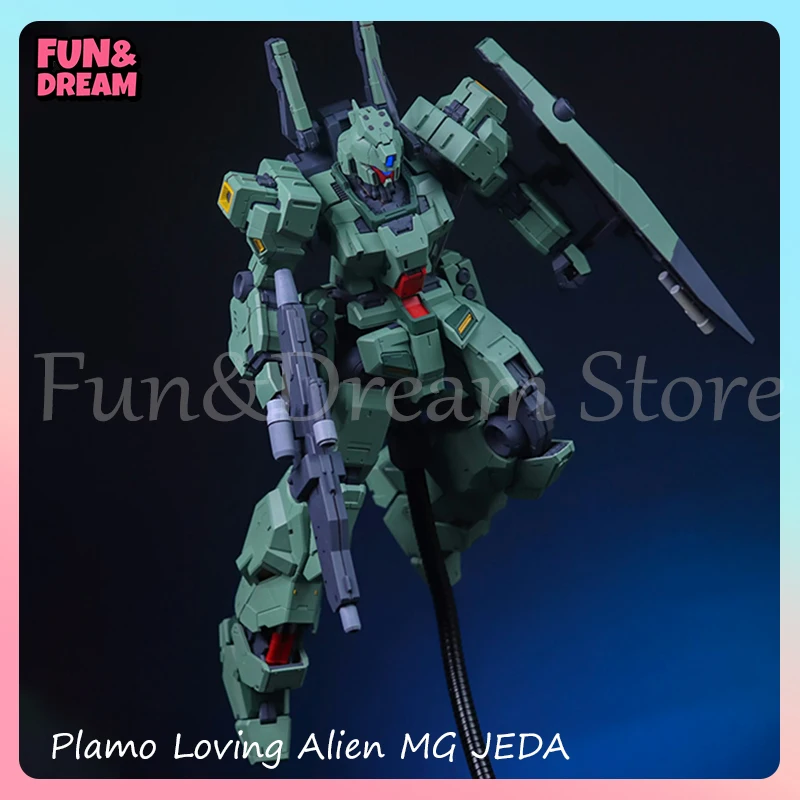 Фигурка Plamo Loving Alien Jeda JIEDA MG масштаб 1/100 в сборе, комплект моделей RGM-88X Moon, аниме-фигурка, декор комнаты, подарок на день рождения