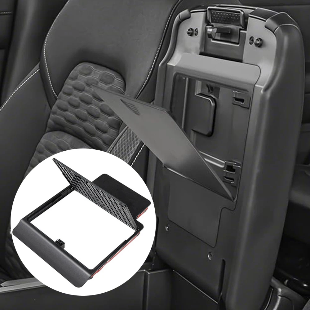 Center Console Hidden Organizer Box For Nissan Pathfinder 2022 2023 2024 R53 Car Armrest Organizer One-Touch Hidden Storage Box