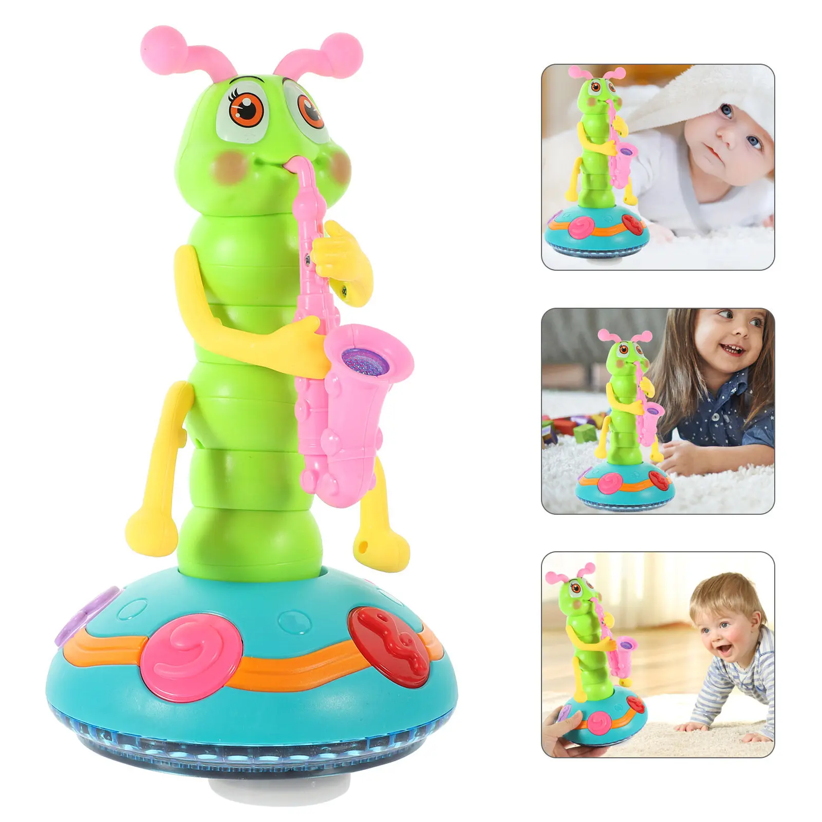 

Colorful Motorized Crawler Educational Baby Plaything for 1-3 Year Interactive Infant Child Developmental Gift