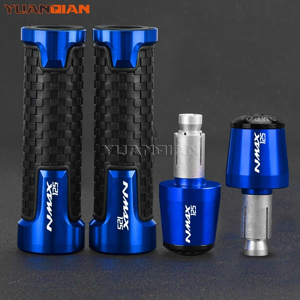 2025 Motorcycle Handlebar Grips Handle grip Ends Plug Slider Cap For yamaha NMAX125 N MAX NMAX 125 2015-2024 2023 2022 2021 2020