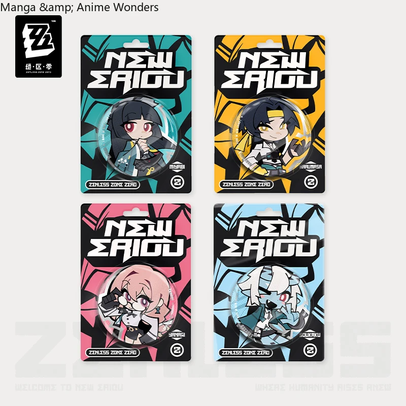 

Presale Sunsyea Zenless Zone Zero Official Merch miHoYo Original LD Q-version tinplate badge Hollow Special Operations Section 6