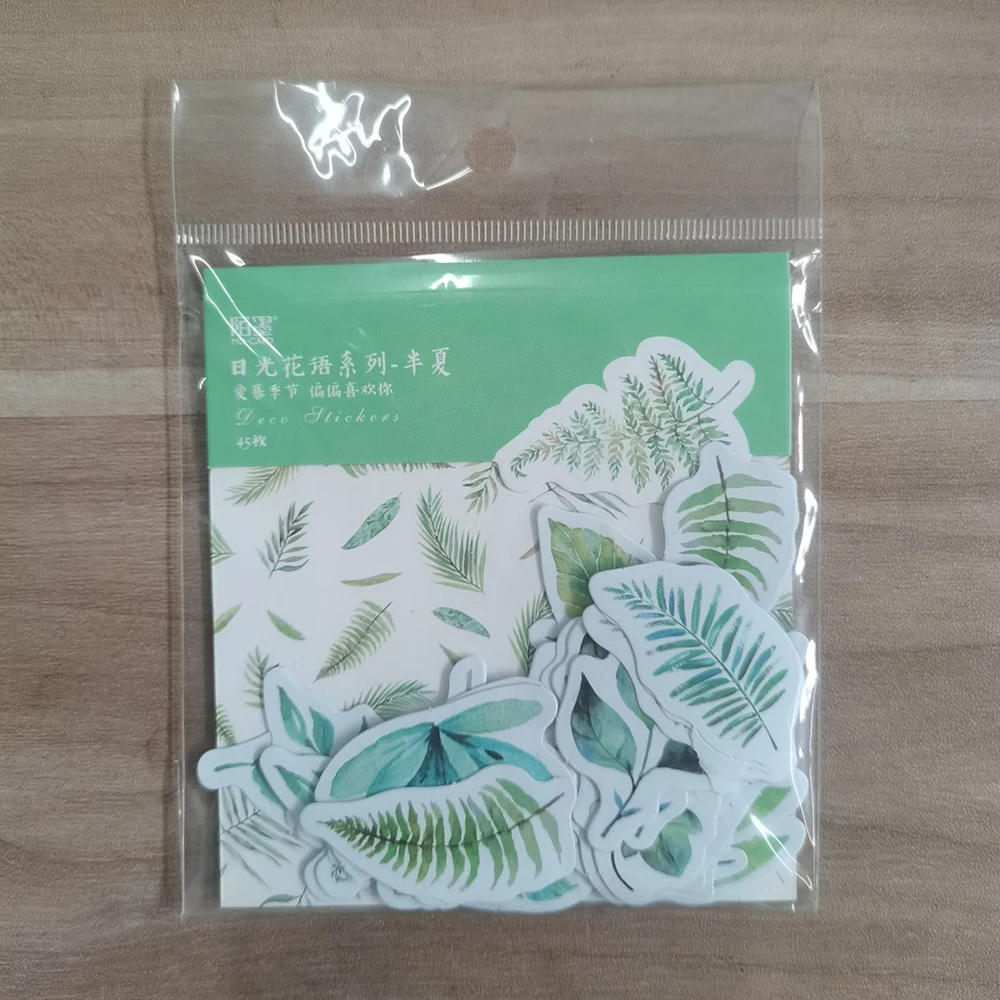 Zufällige Farbe 1PC Nikko Flower Language Series Aufkleber Rabattaktion