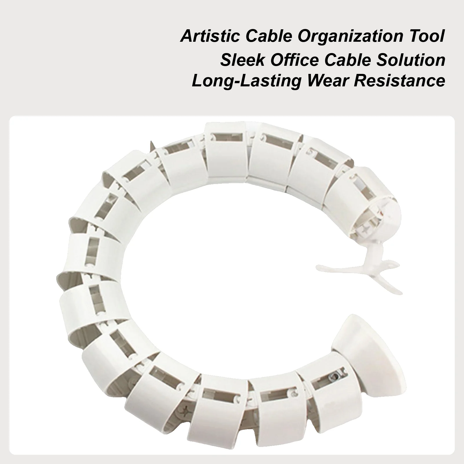 Cable Sleeves Flexible Snake Shape Wire Storage Tubing Wire Management Sleeve For Pc TV Phone Laptop Tablet Cinema Home Dorm