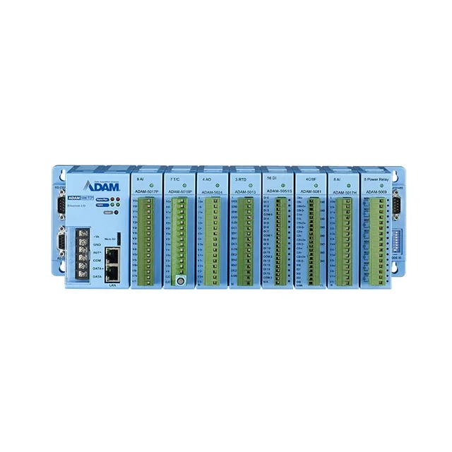 Advantech ADAM-5000/TCP Remote I/O Modules Ethernet-based data acquisition control system