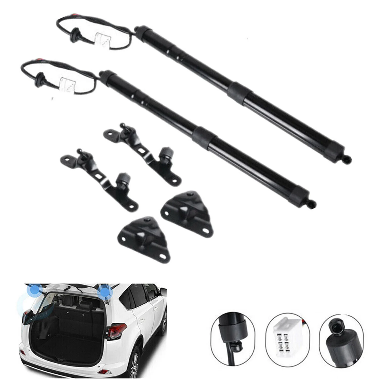 

2Pcs Rear Tailgate Power Hatch Lift Support Strut for 13-18 Toyota RAV4 6892009010 Electric Trunk Liftgate Gas Struts Car Parts
