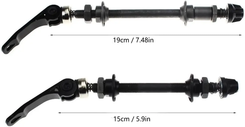 Steel Bike Axle Quick Release Skewer Front Rear Wheel Hub Compatible  Road Bicycle Mountain Bike BMX Bike Axle