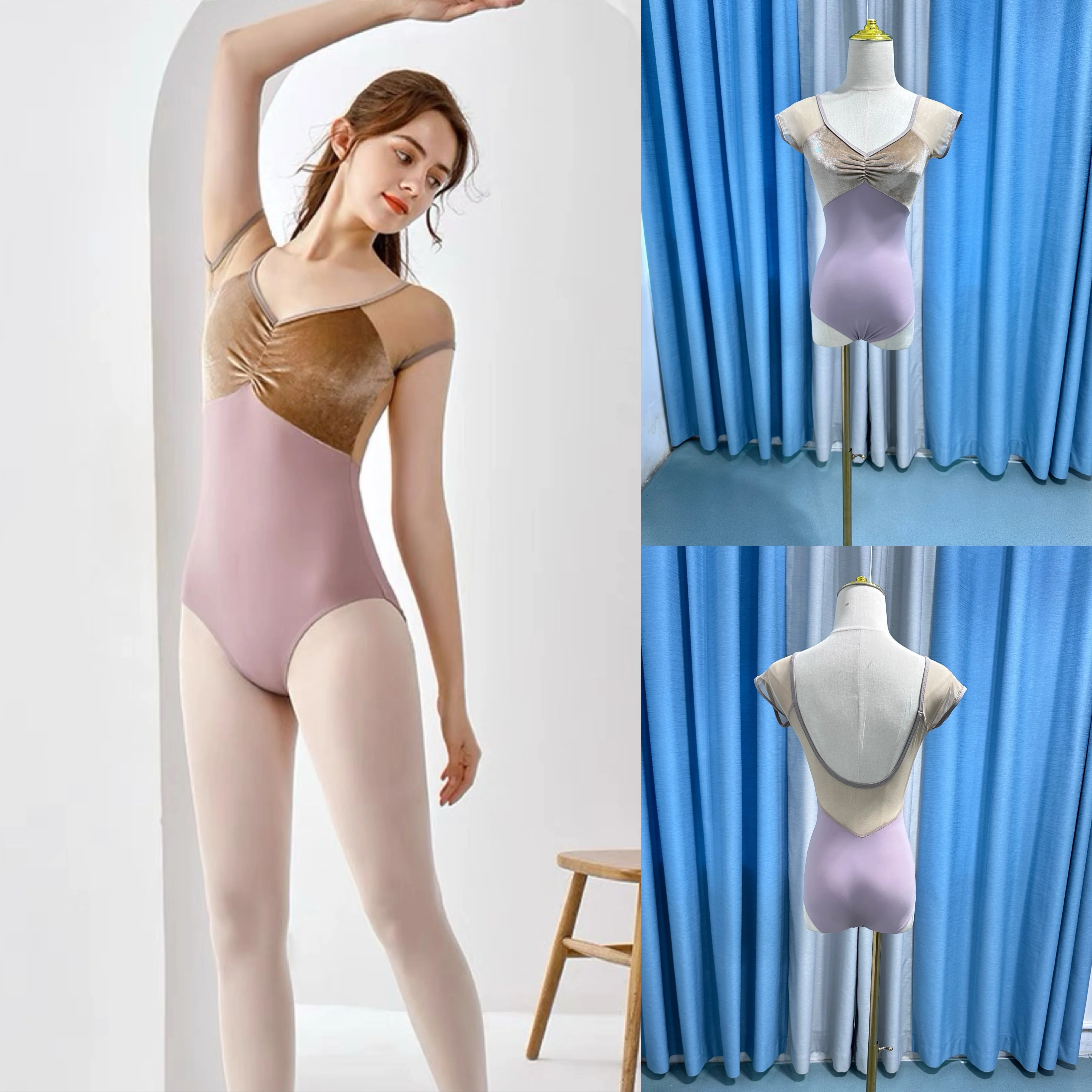 

Ежедневное тренировочное балетное трико, женское белое кружевное балетное гимнастическое танцевальное белье, современное балетное трико для взрослых