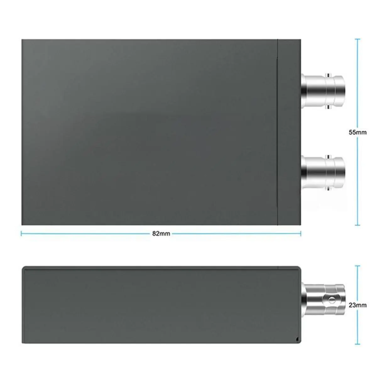 (BOFF) 3G HD-SDI zu HDMI-kompatibler Konverter HDMI-kompatibel zu SDI Videokonverter mit Audio-Auto-Format-Erkennung UK-STECKER