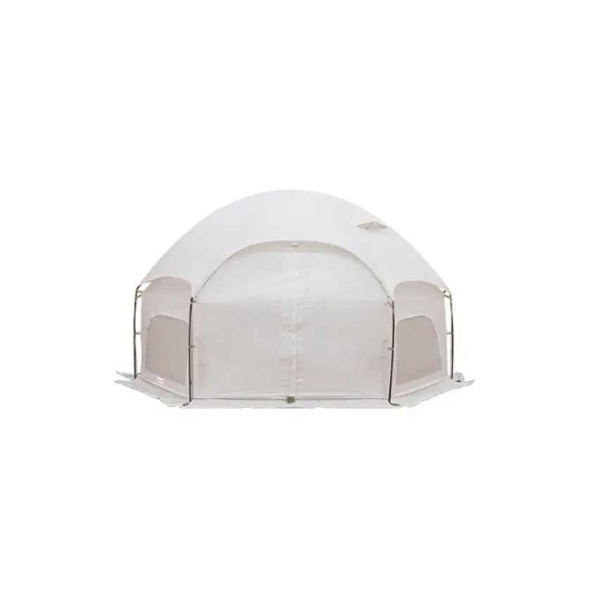 Outdoor camping tent white cotton tent Korea