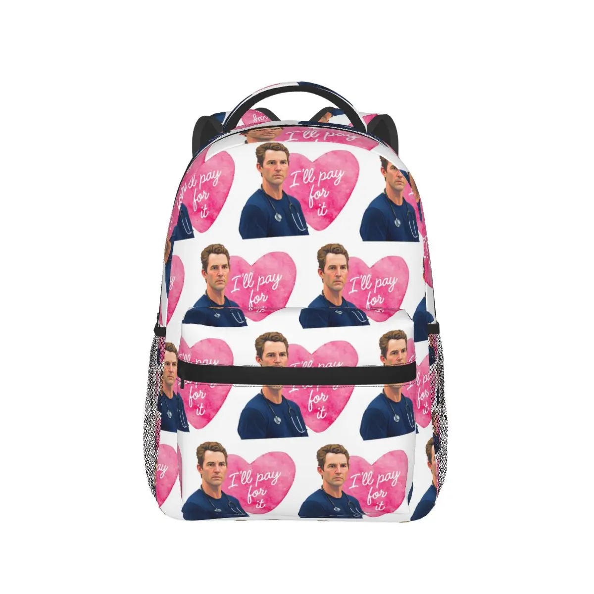 

Dr. Jack Abbott I'll Pay For It Backpack Hot Sale Daypack Large Capacity Kids BookBag School Bag Shoulder Bags for Men Women