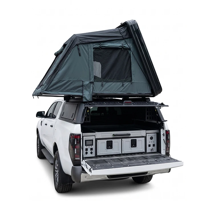 Outdoor Travel Adventure Heavy Duty Secure Premium Customizable Car Roof Top Tent for SUV Pickup Camping Overland Off-Road