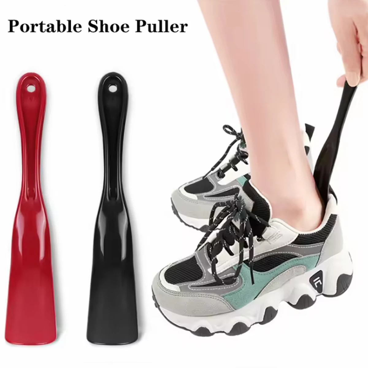 2 Stück Mini-Schuhlöffel – flexible Schuhlöffel aus thermoplastischem Material, kompakter, tragbarer Schuhhilfe-Schuhlöffel für Reisen, Zuhause und Büro. – Detail 3
