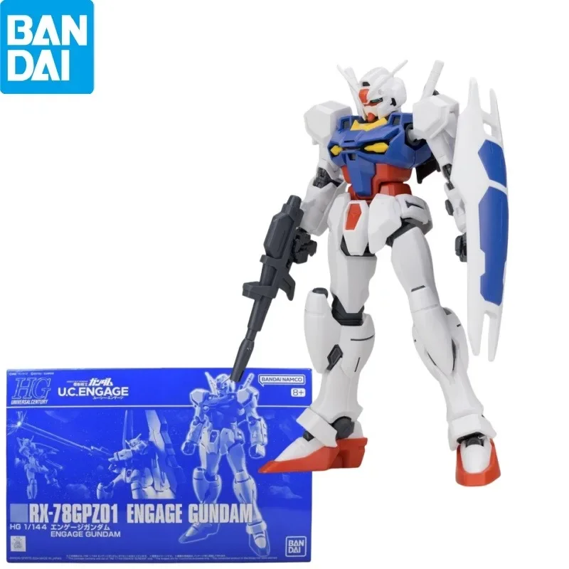 Bandai in Stock Original HG 1/144 GUNDAM Anime Figure RX-78GPZ01 ENGAGE GUNDAM Action Figures PVC Collectible Model Toys for Kid