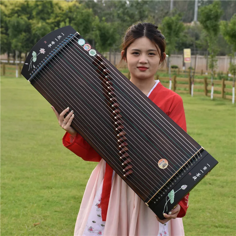 Chinese Traditional Guzheng Zither For Beginners Kids Adult Student