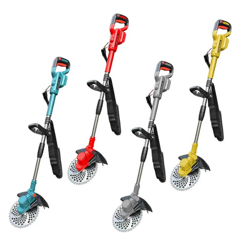 

Brushless Lithium Battery Weeder Electric Lawn Mower Small Household Handheld Charging Weeding Mower Desbrozadora Batería 예초기