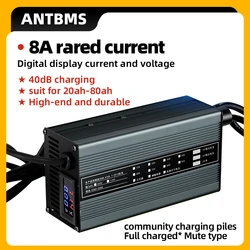 13S 16S 20S Lithium Battery Charger 8A Li-ion Lipo Lifepo4 72V 60V 48V 73V 67.2V 71.4V 58.8V 54.6V Fast Charge Battery Packs