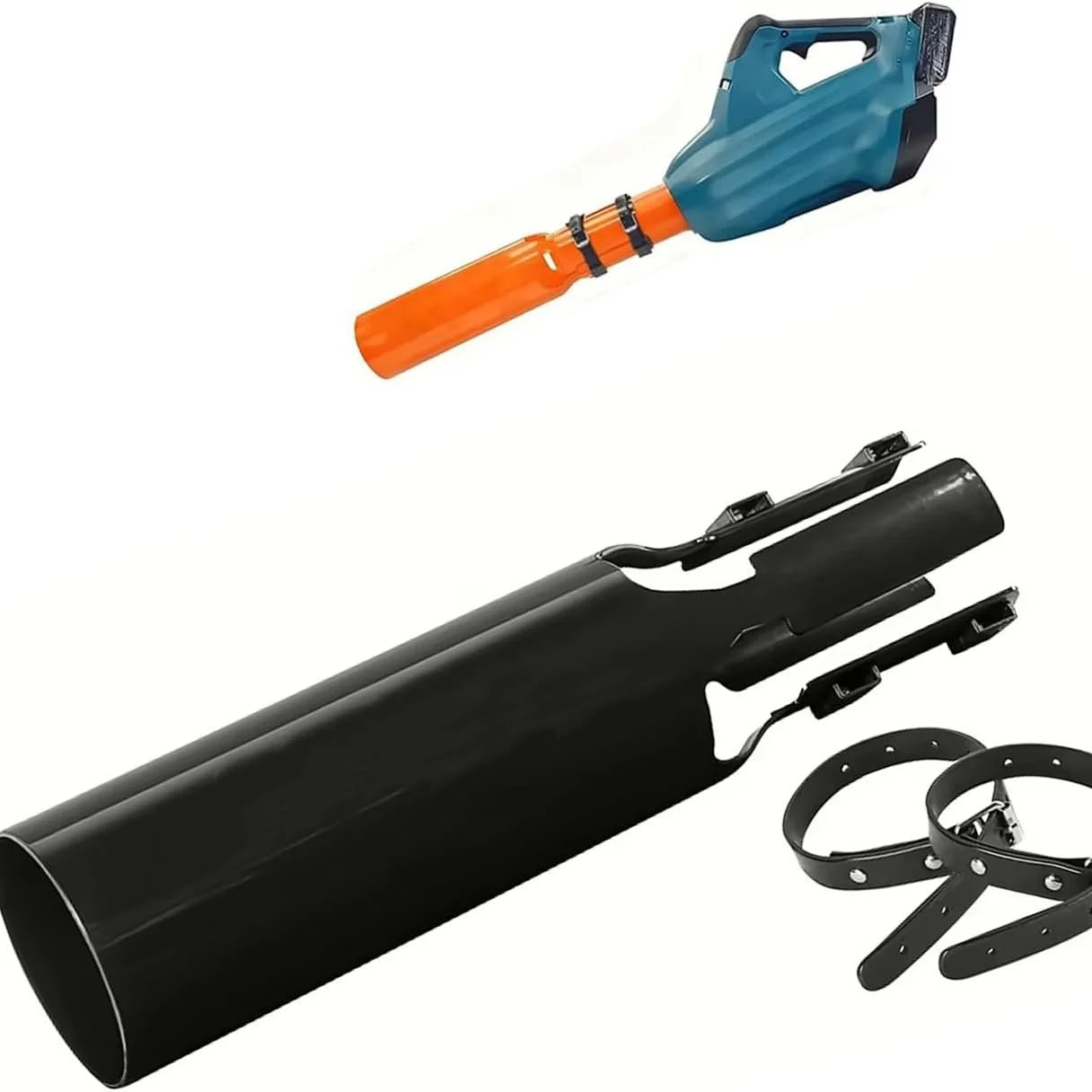 

Усилитель воздуходувки для листьев, универсальная насадка для насадки для вентилятора листьев, беспроводной усилитель воздуха для листьев для трубок с воздуходувкой диаметром 2–4 дюйма