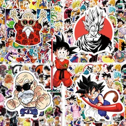 Autocollants Dragon Ball pour enfants, 100 pièces, DIY bricolage, Graffiti, bouteille d'eau pour ordinateur portable, moto, jouet, dessin animé