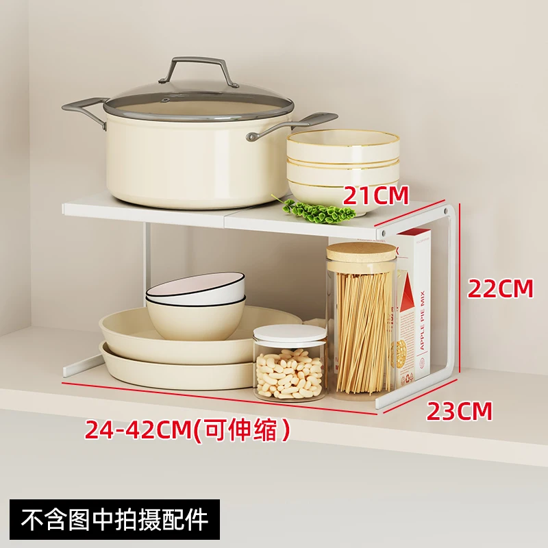 Windowsill Kitchen Organizer Plant Shelf Stackable Shelves Bathroom Sill Shelf for Counter Top Rack Cabinet Tiered Storage Rack