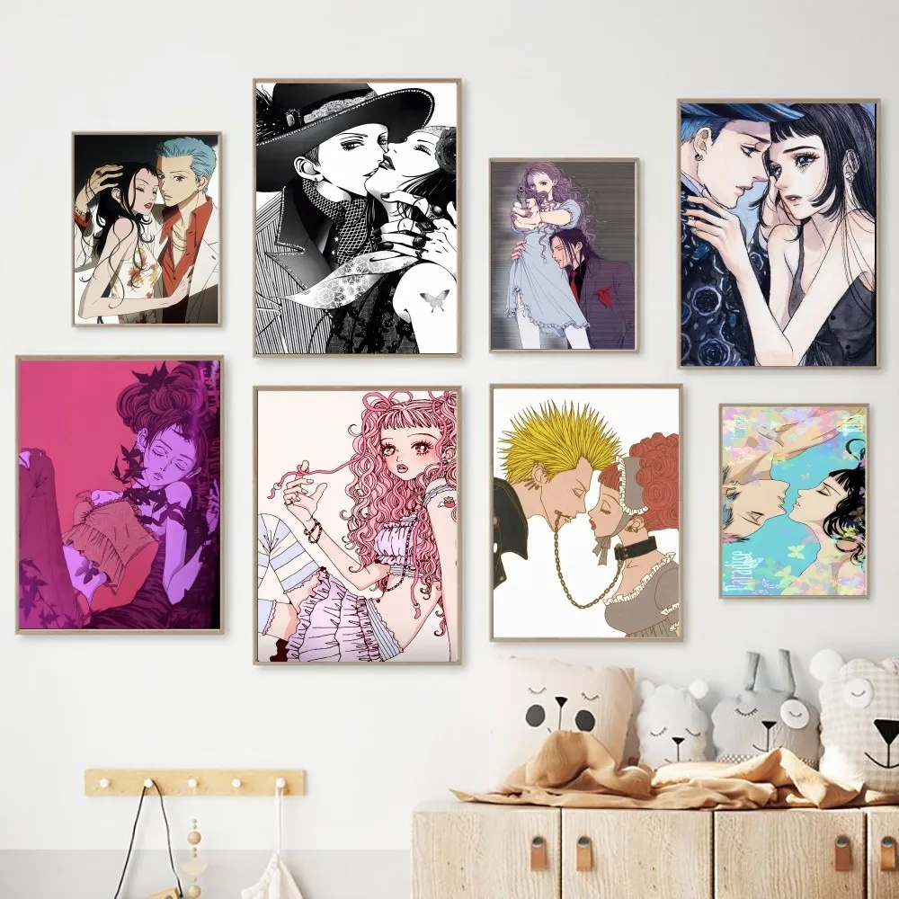 Anime Paradise Kiss Poster No Framed Poster Kraft Club Bar Paper Vintage Poster Wall Art Painting Bedroom Study Stickers