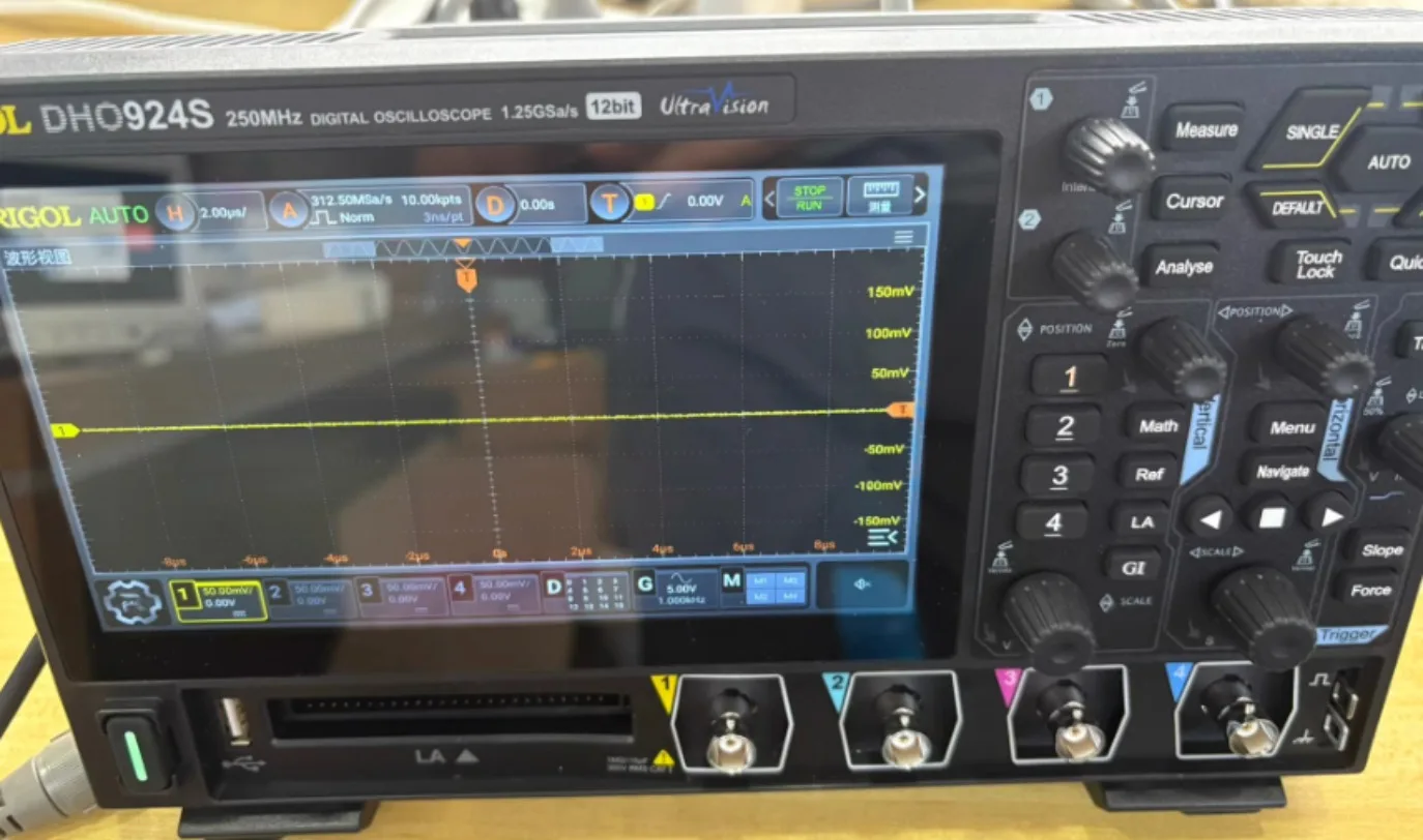 1pc RIGOL DHO924S 250MHz 4-Channel 12Bit 1.25GSa/s Portable Digital Oscilloscope*SY
