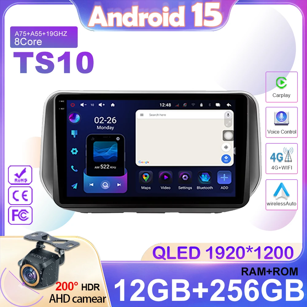 

Android 15 Car Radio For Hyundai Santa Fe IX45 2018 2019 - 2021 Carplay 10 Inch Navigation GPS Stereo Multimidia Video Player