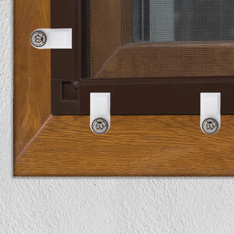 12/24 قطعة مع مسامير 3/8 بوصة حامل شاشة النافذة مقاطع تصميم الأوفست مقاومة الطقس شاشة مقاطع الباب نافذة الربط عدة #1